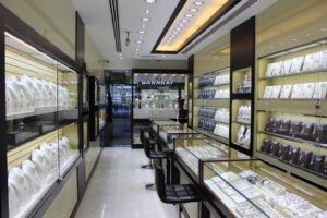 View of Tulsidas Harilal Jewellers LLC gold shop in Dubai