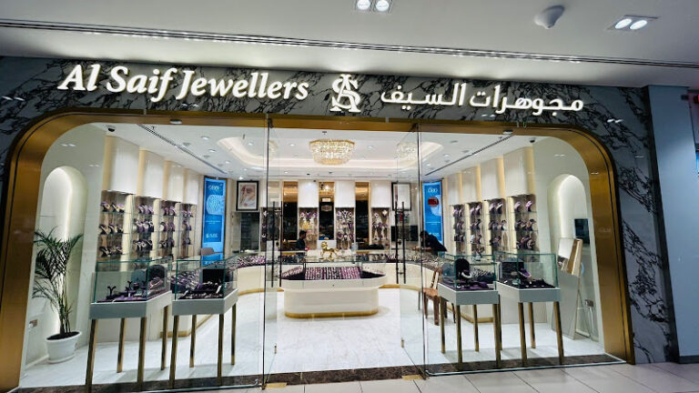 View of Al Saif Jewellers gold shop in Dubai